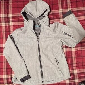 Free Country Gray Neoprene Jacket